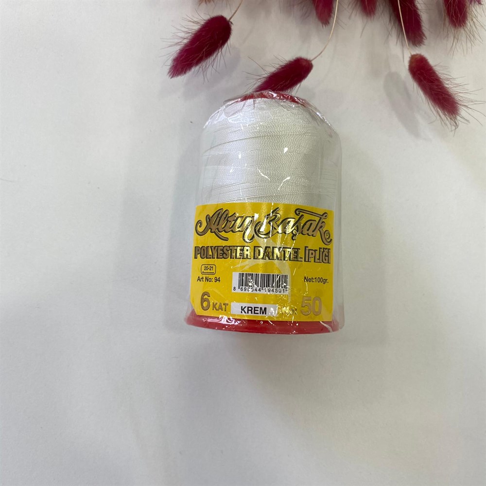 100gr Altınbaşak Oya İpi KREM