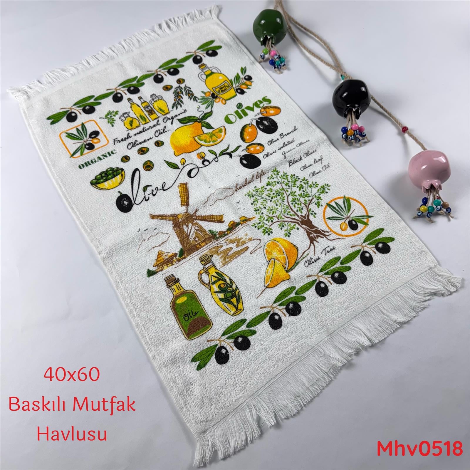 J-053 40*60 Baskılı Mutfak Havlusu