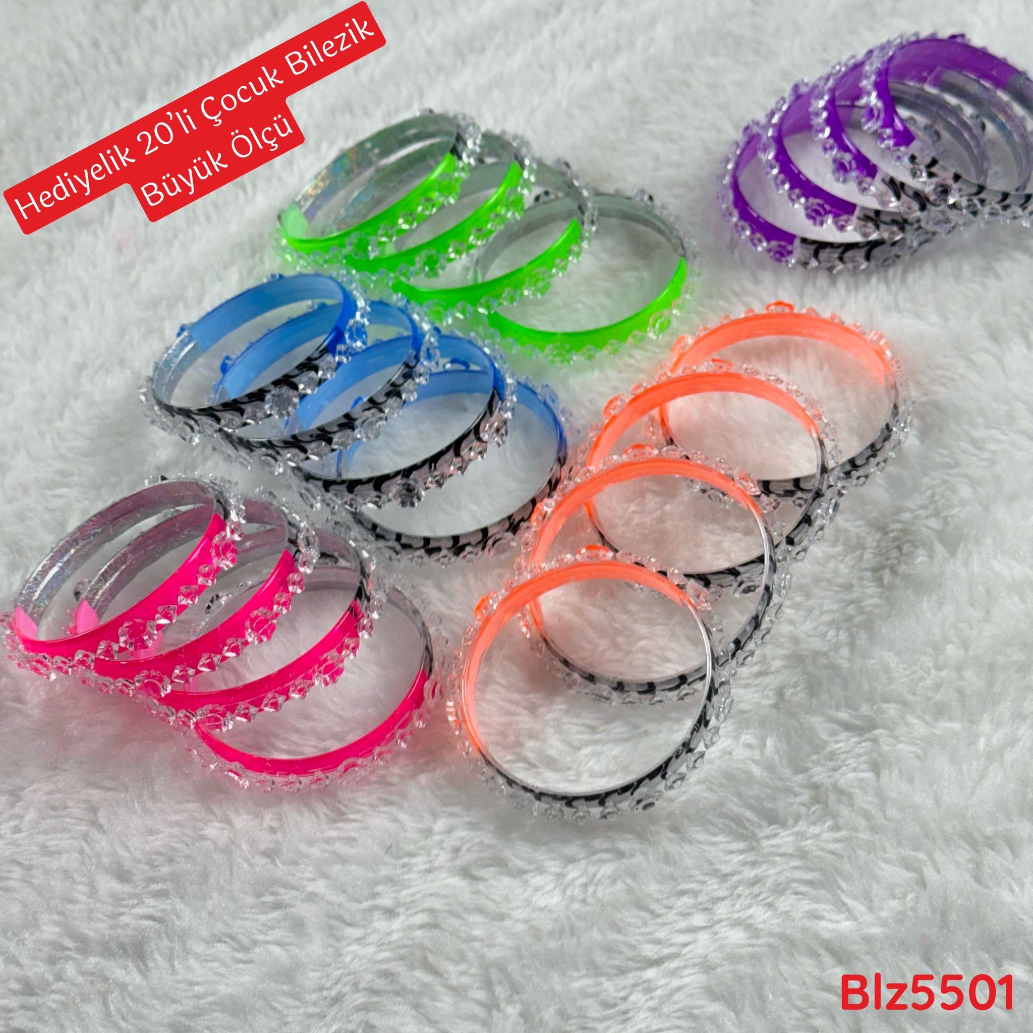 ZN-030 20'li Plastik Çocuk Bilezik