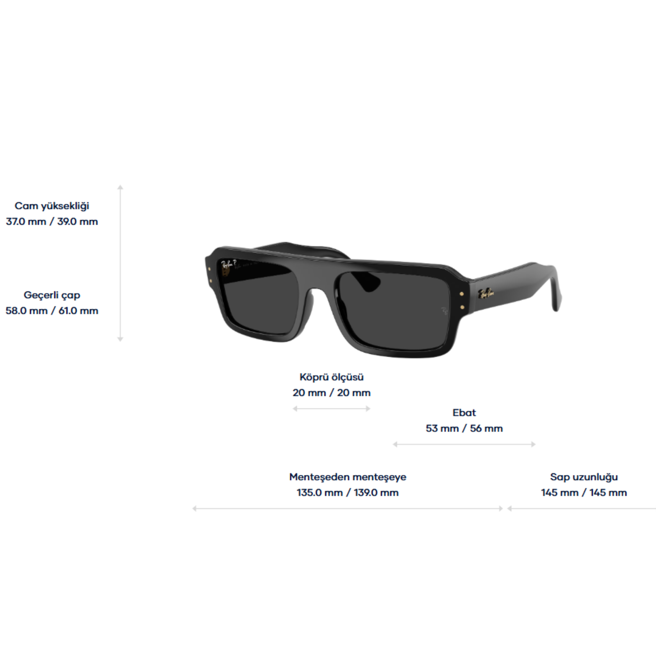 RAY-BANErkek Güneş GözlüğüRAY-BAN 4454 FLACKO 667748 53-20-145 G