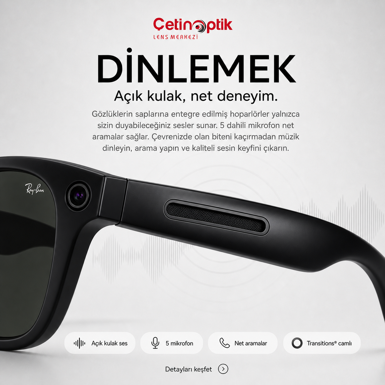 RAY-BANPreminum Güneş GözlüğüRAY-BAN RBMeta(Gen2) RW4012 601/1M53 53-22 G