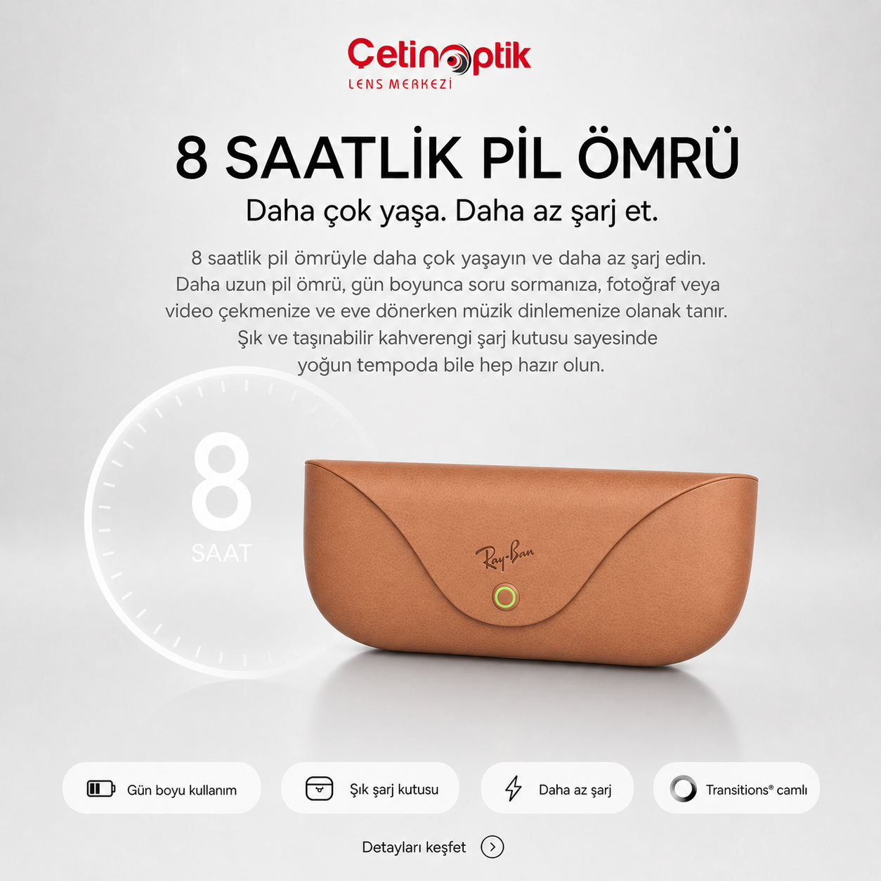 RAY-BANPreminum Güneş GözlüğüRAY-BAN RBMeta(Gen2) RW4012 601/1M53 53-22 G