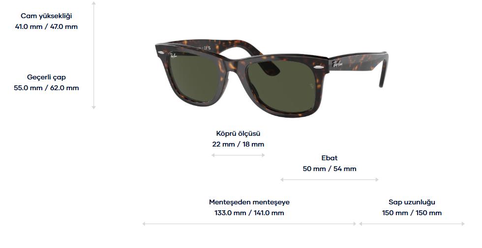RayBanUnisex Güneş GözlüğüRB 2140 902 54/22 G