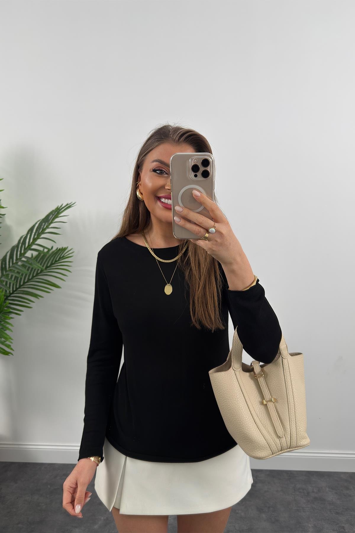 1. Sınıf Kalite Organik Kumaş Baharlık Basic Triko Siyah