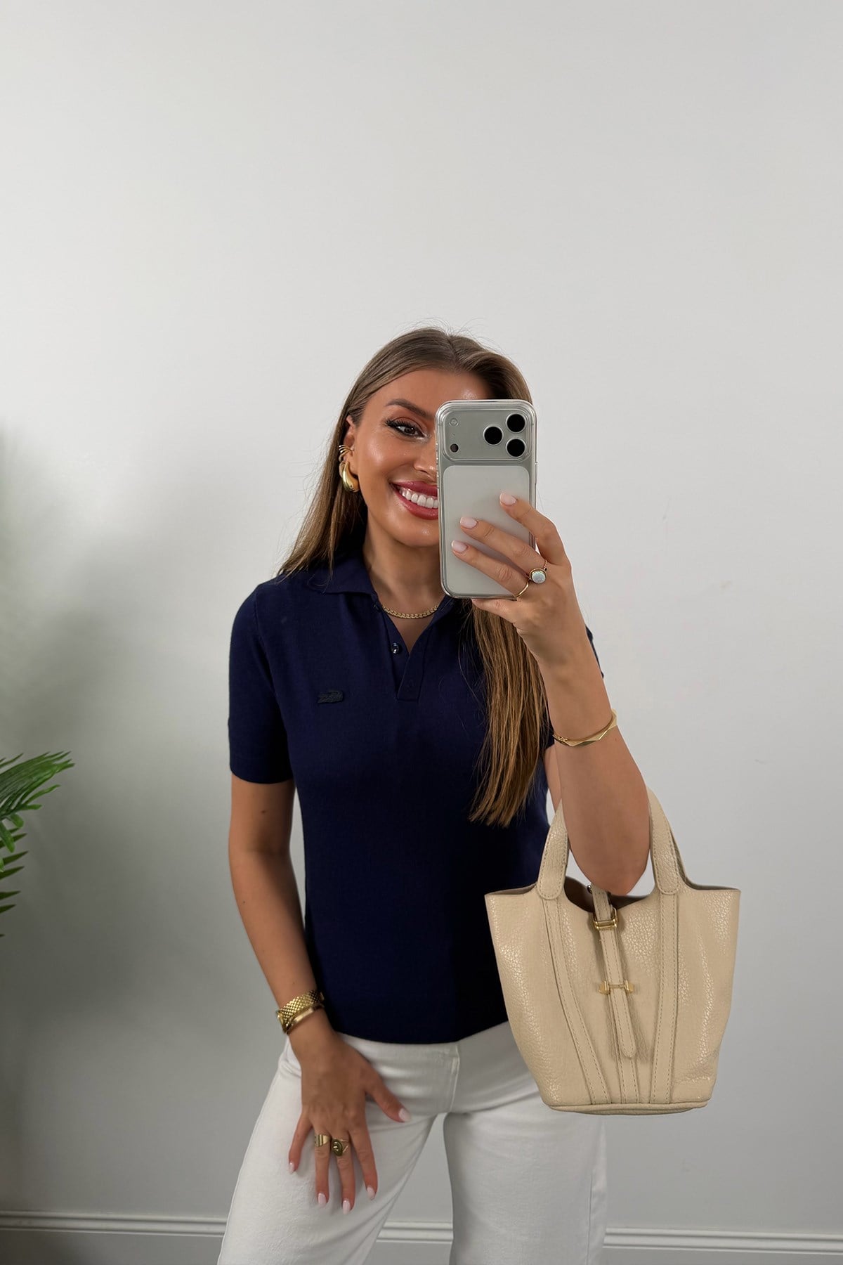 1. Sınıf Kalite Kaşmir Dokulu Polo Yaka Triko Lacivert