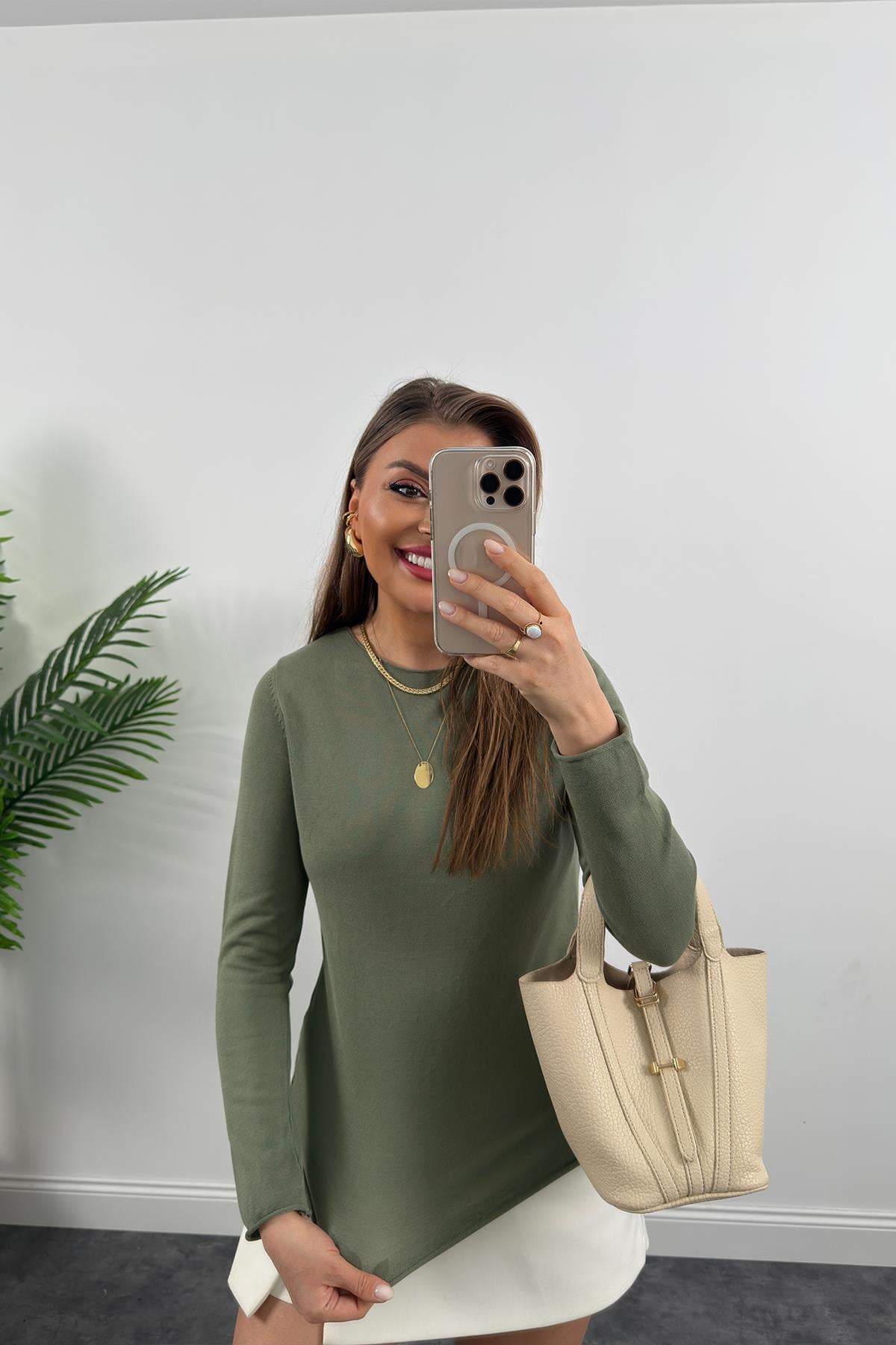 1. Sınıf Kalite Organik Kumaş Baharlık Basic Triko Çağla Yeşil