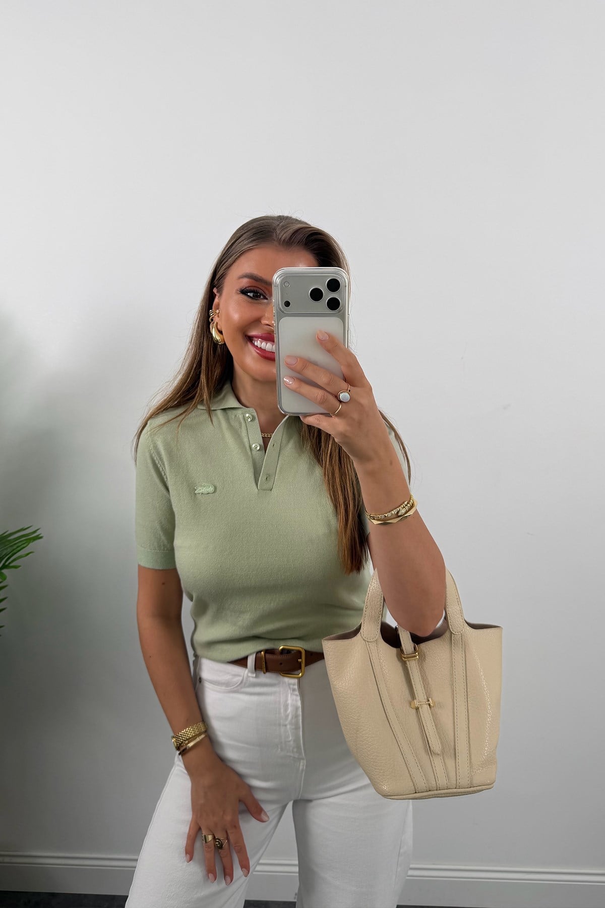 1. Sınıf Kalite Kaşmir Dokulu Polo Yaka Triko Pastel Mint