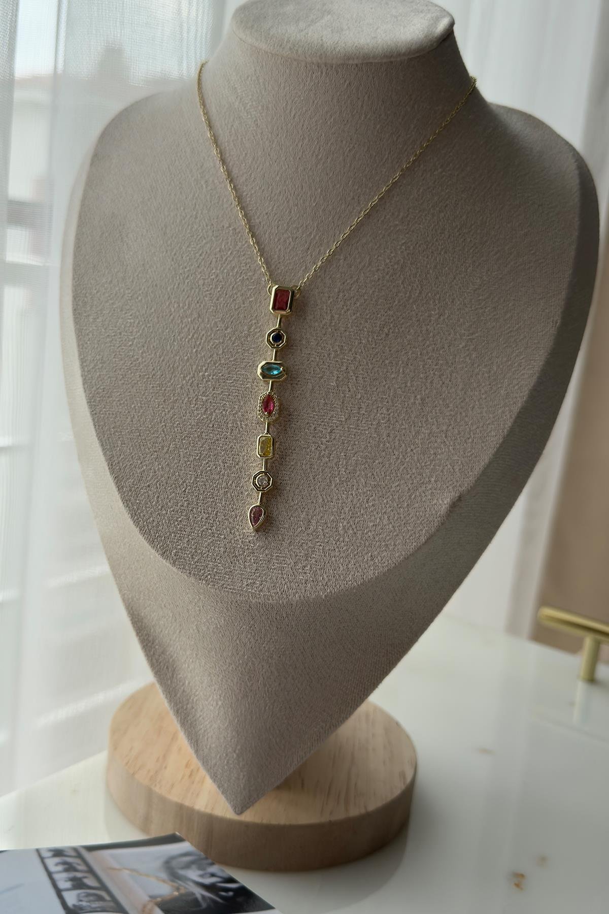 14K Özel Seri 7Element Kolye