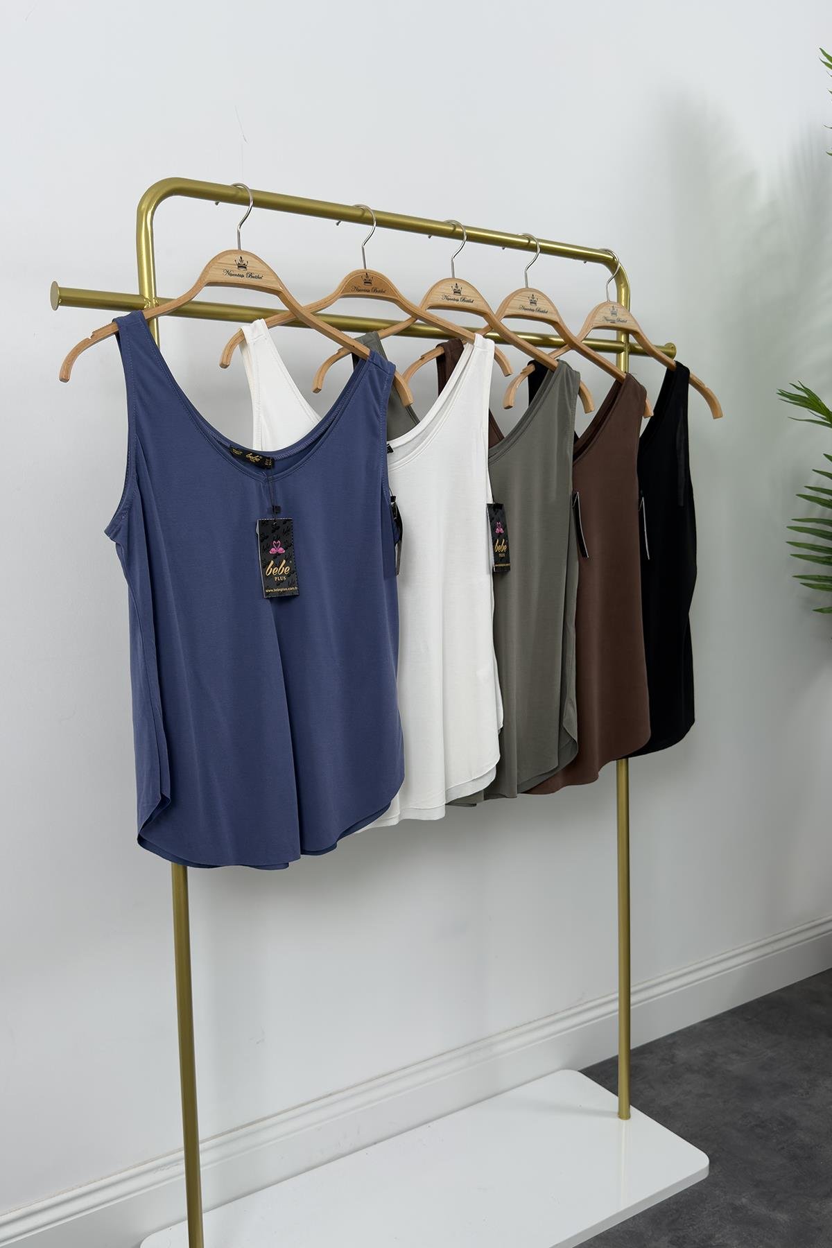 Bebe Marka Lüx Kalite Modal Kumaş Atlet İndigo