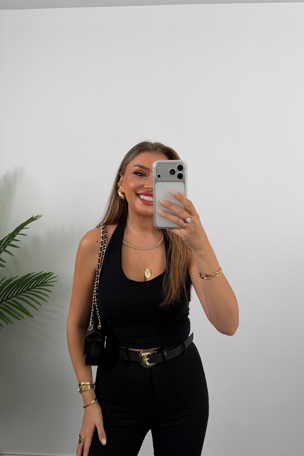 Lüx Kalite Özel Kumaş Kemerli Çelik Pantolon