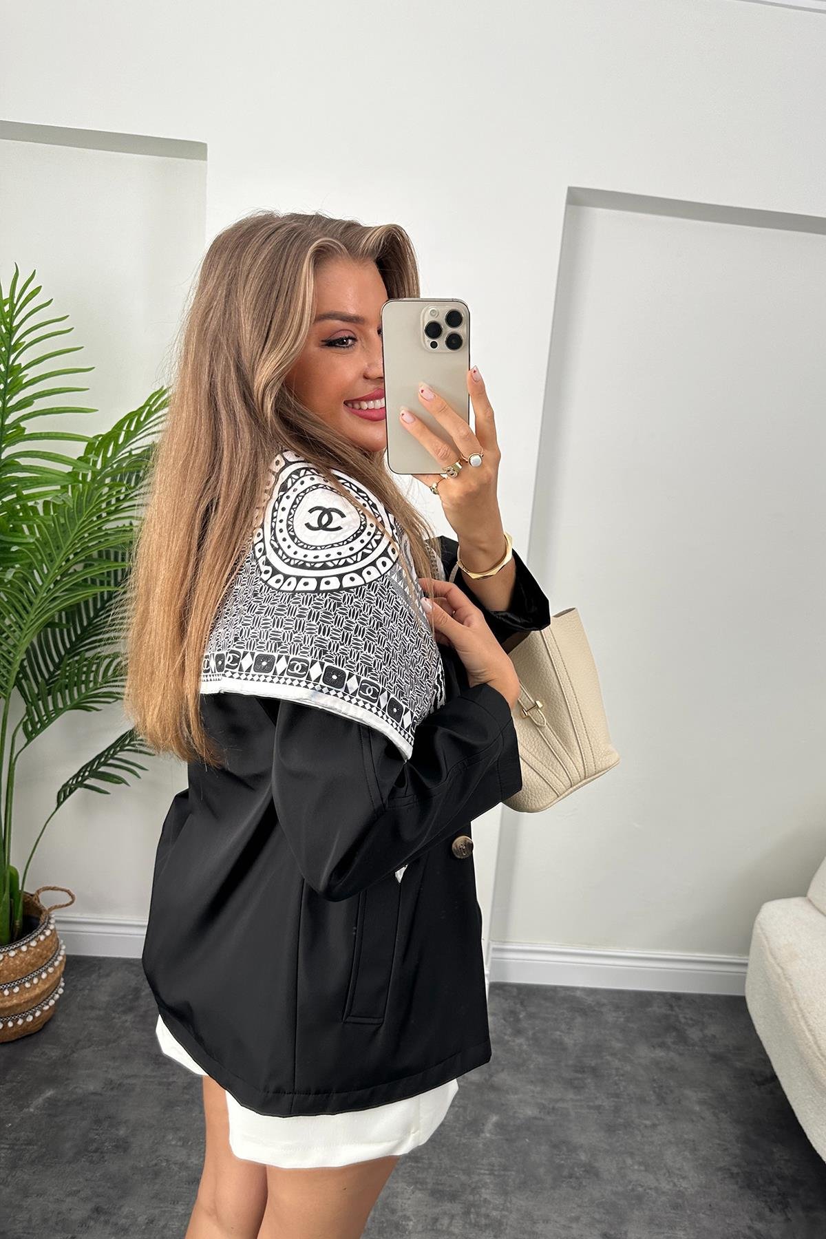 Massimo model 1. Sınıf Kalite Orta Boy Klasik Trençkot Siyah