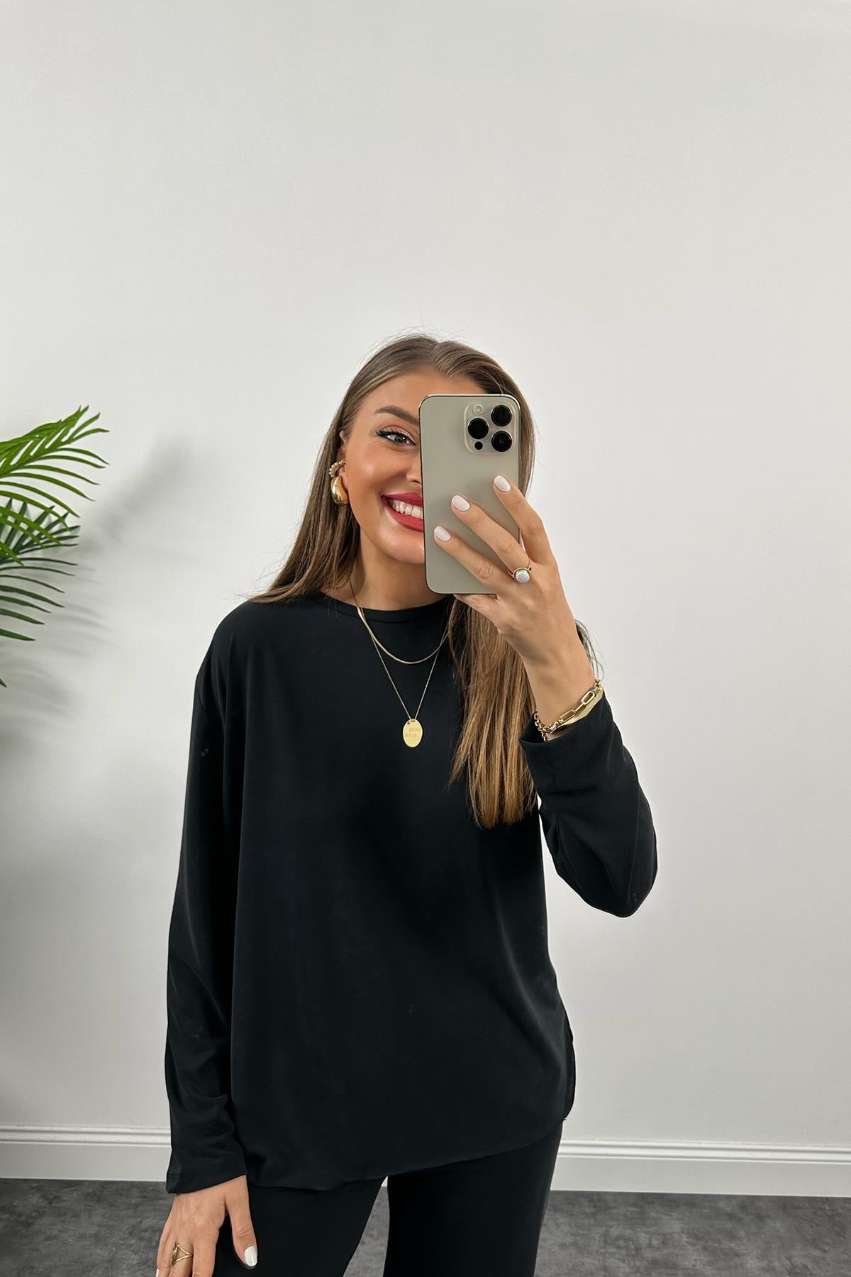 Oysh Kumaş Modal Süprem Takım Antrasit