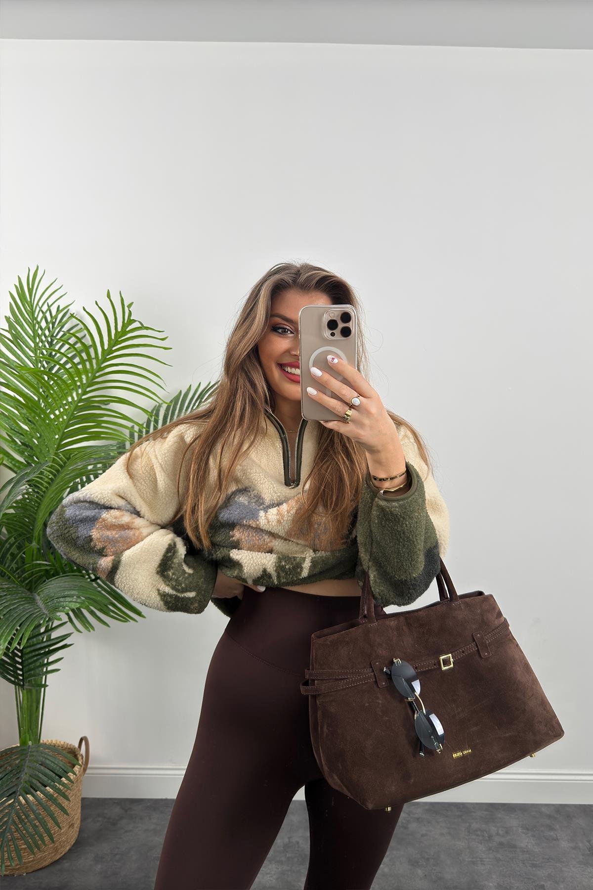 Oysh Model Geyikli Polar Sweat