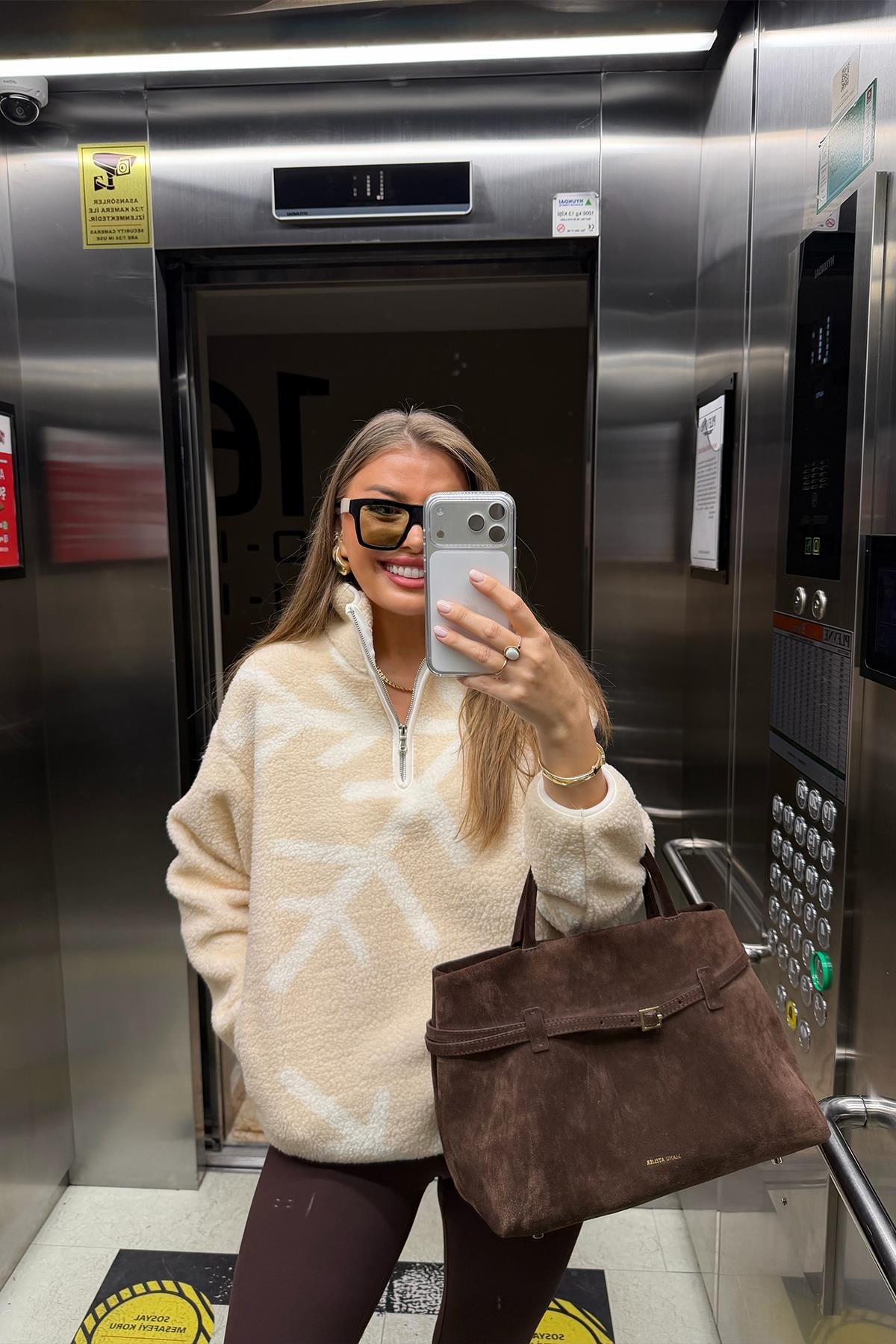 Oysh Model Kar Taneli Polar Sweat