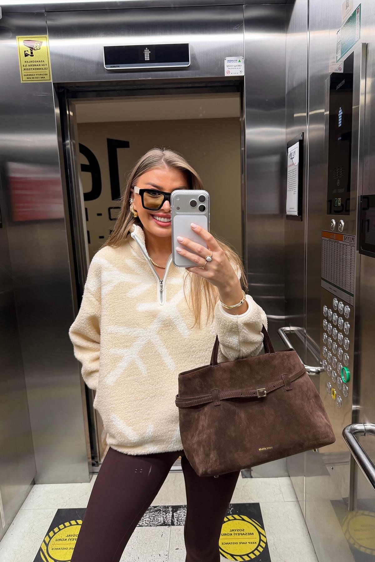 Oysh Model Kar Taneli Polar Sweat