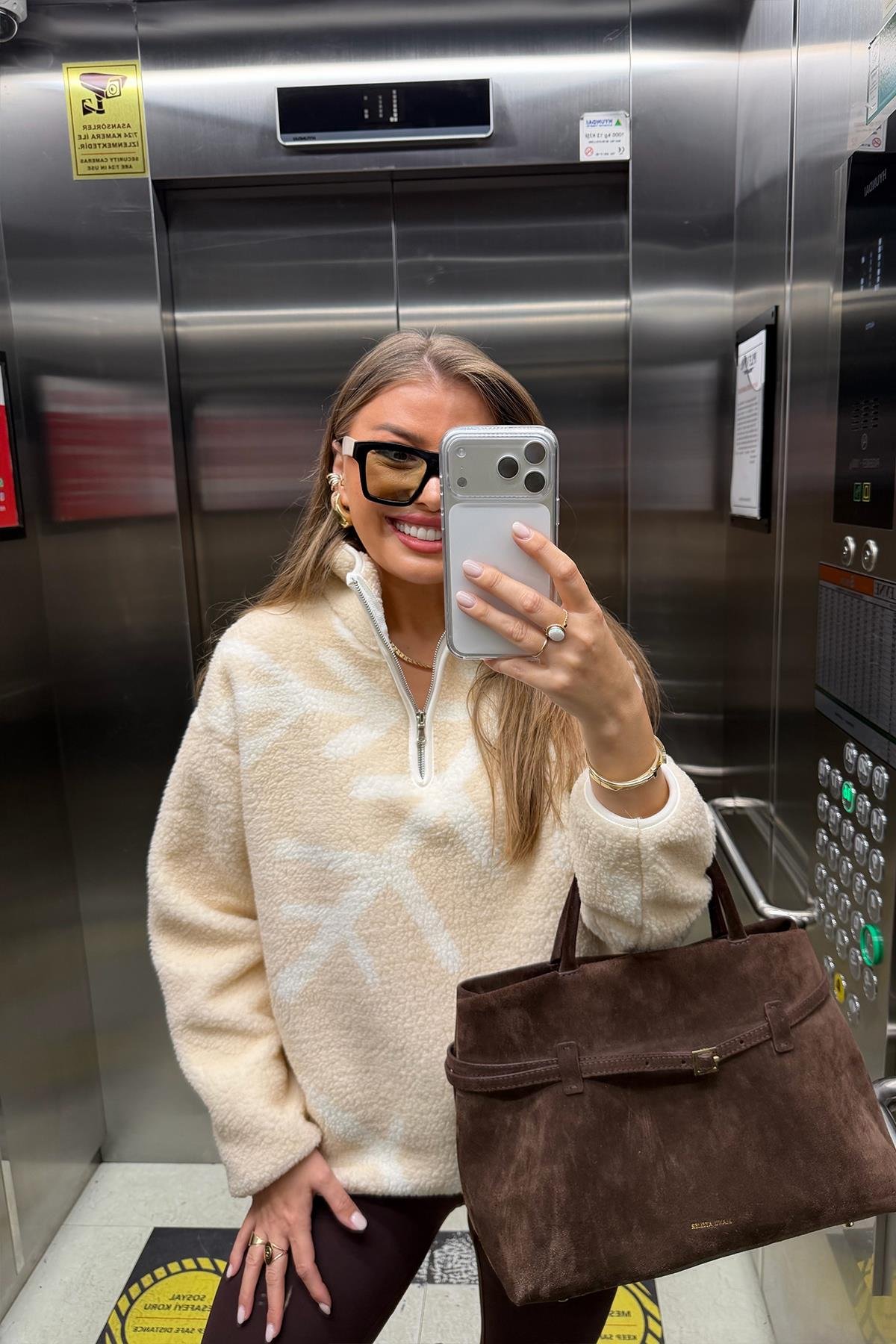 Oysh Model Kar Taneli Polar Sweat