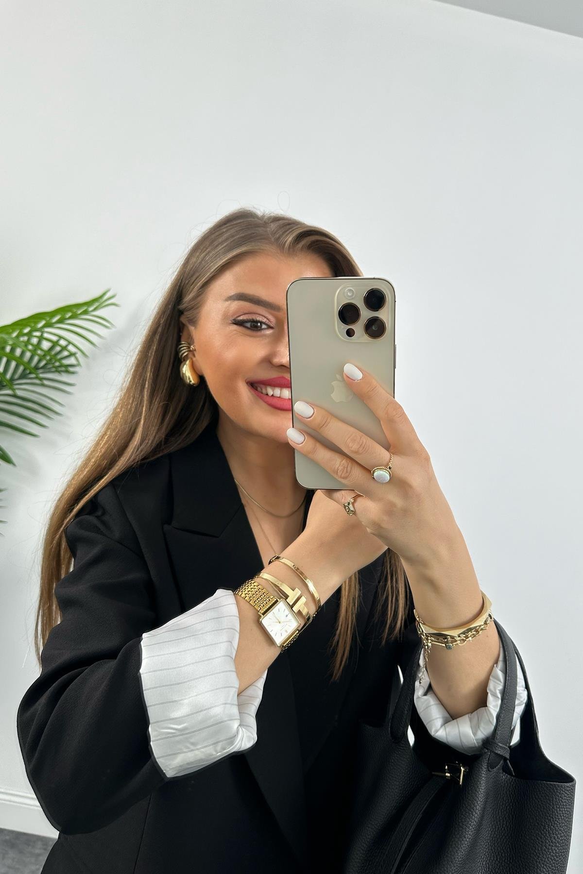 Premium Kalite Marin Astarlı Double Kumaş Blazer Ceket Siyah