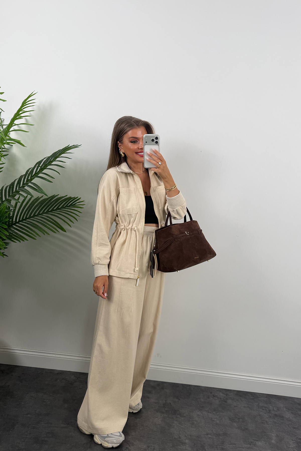 Premium Seri %100 Organik Kumaş Gabardin Ceket Pantolon Takım