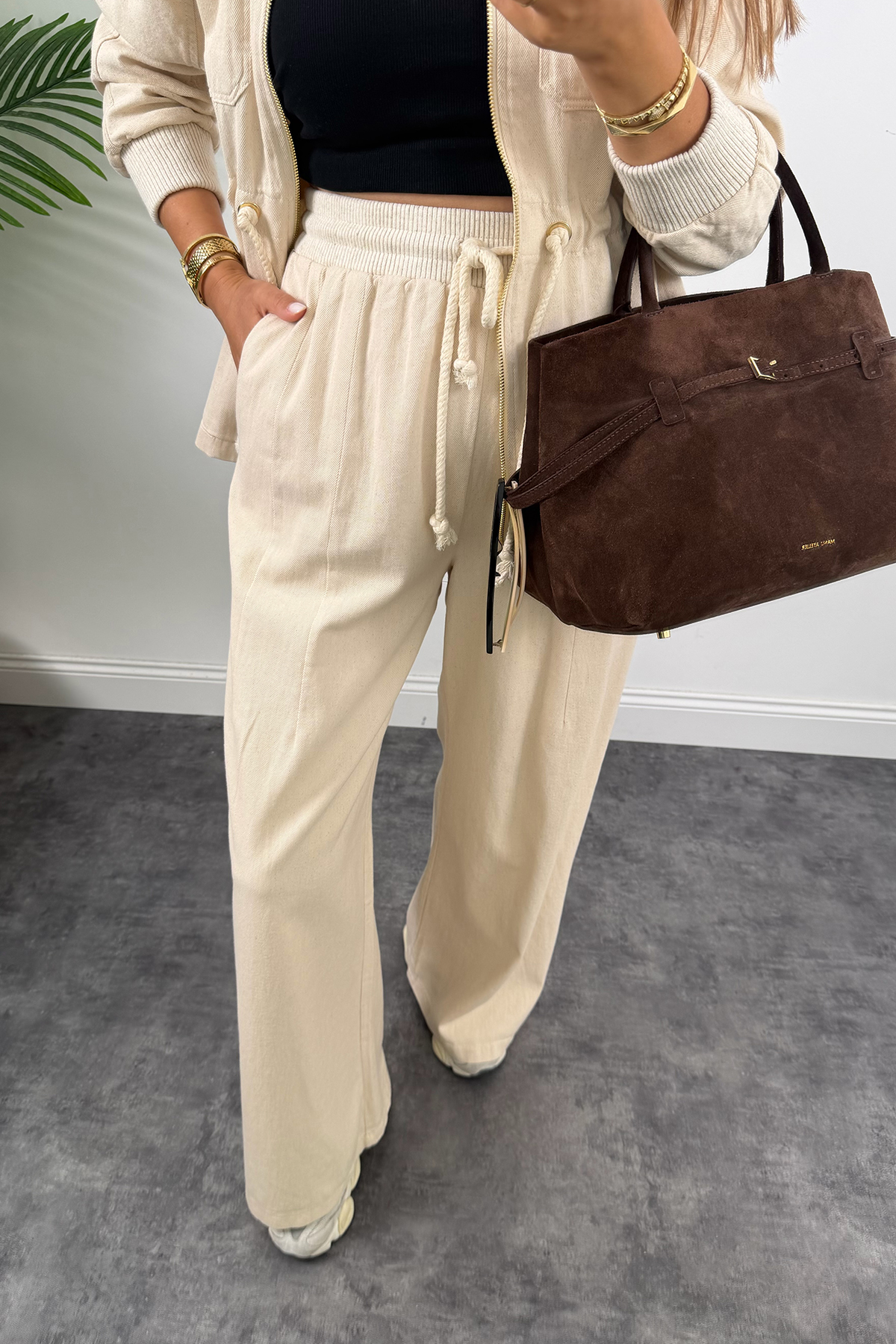 Premium Seri %100 Organik Kumaş Gabardin Ceket Pantolon Takım