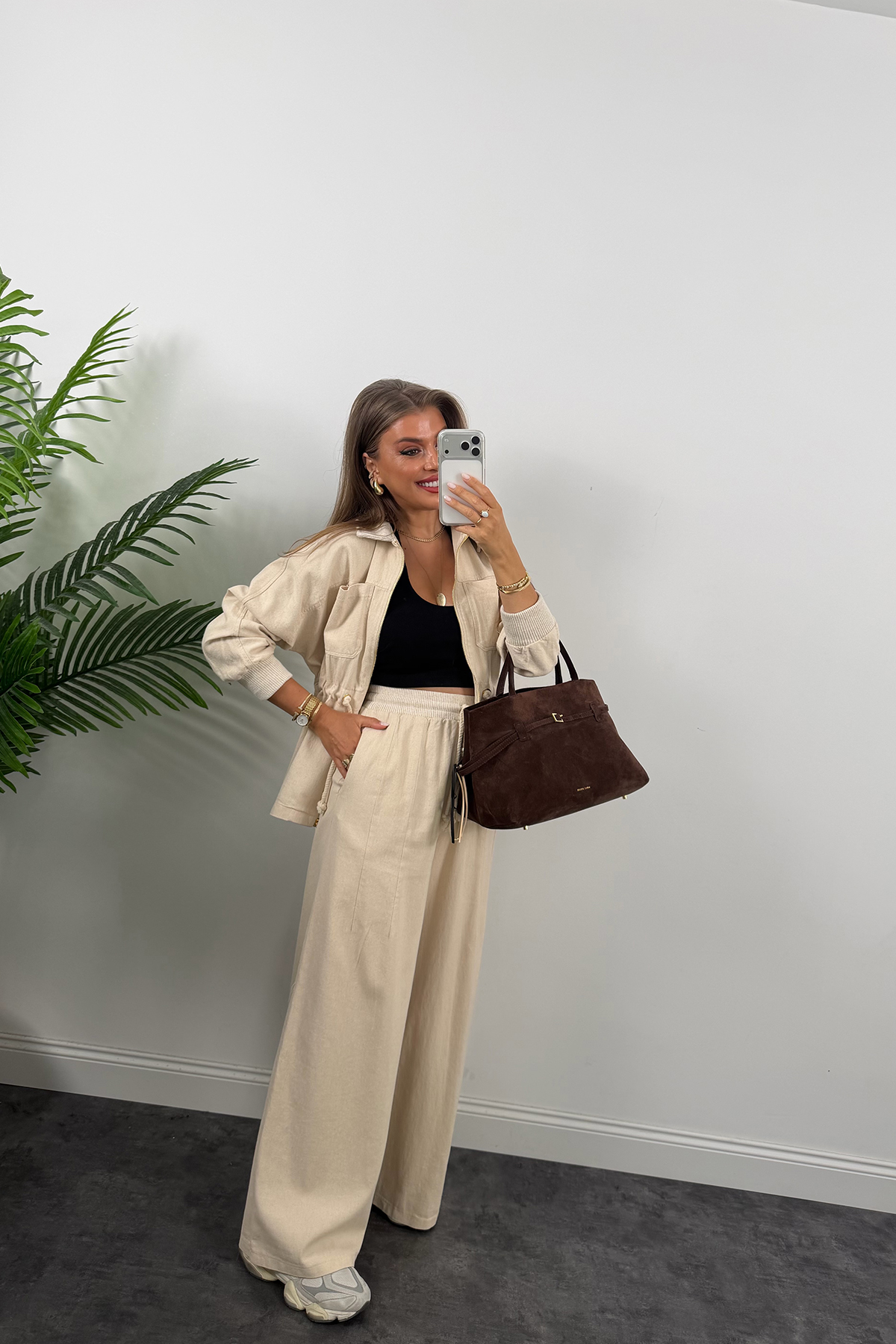 Premium Seri %100 Organik Kumaş Gabardin Ceket Pantolon Takım