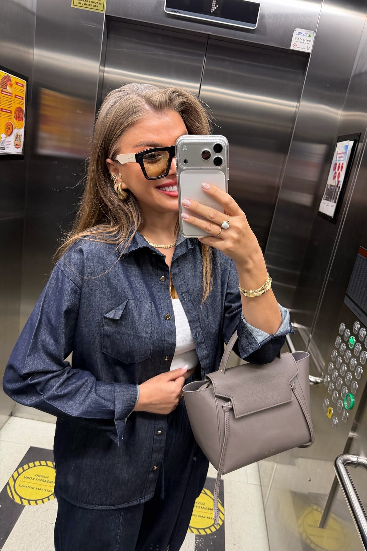 Premium Seri %100 Pamuk Jean Harem Takım