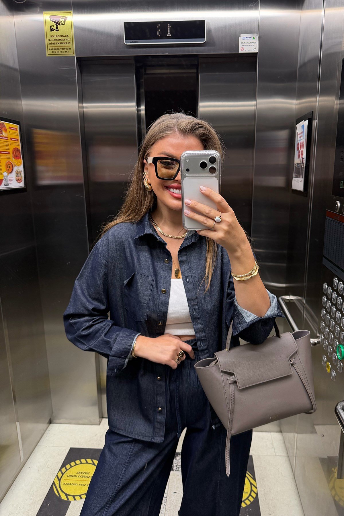 Premium Seri %100 Pamuk Jean Harem Takım
