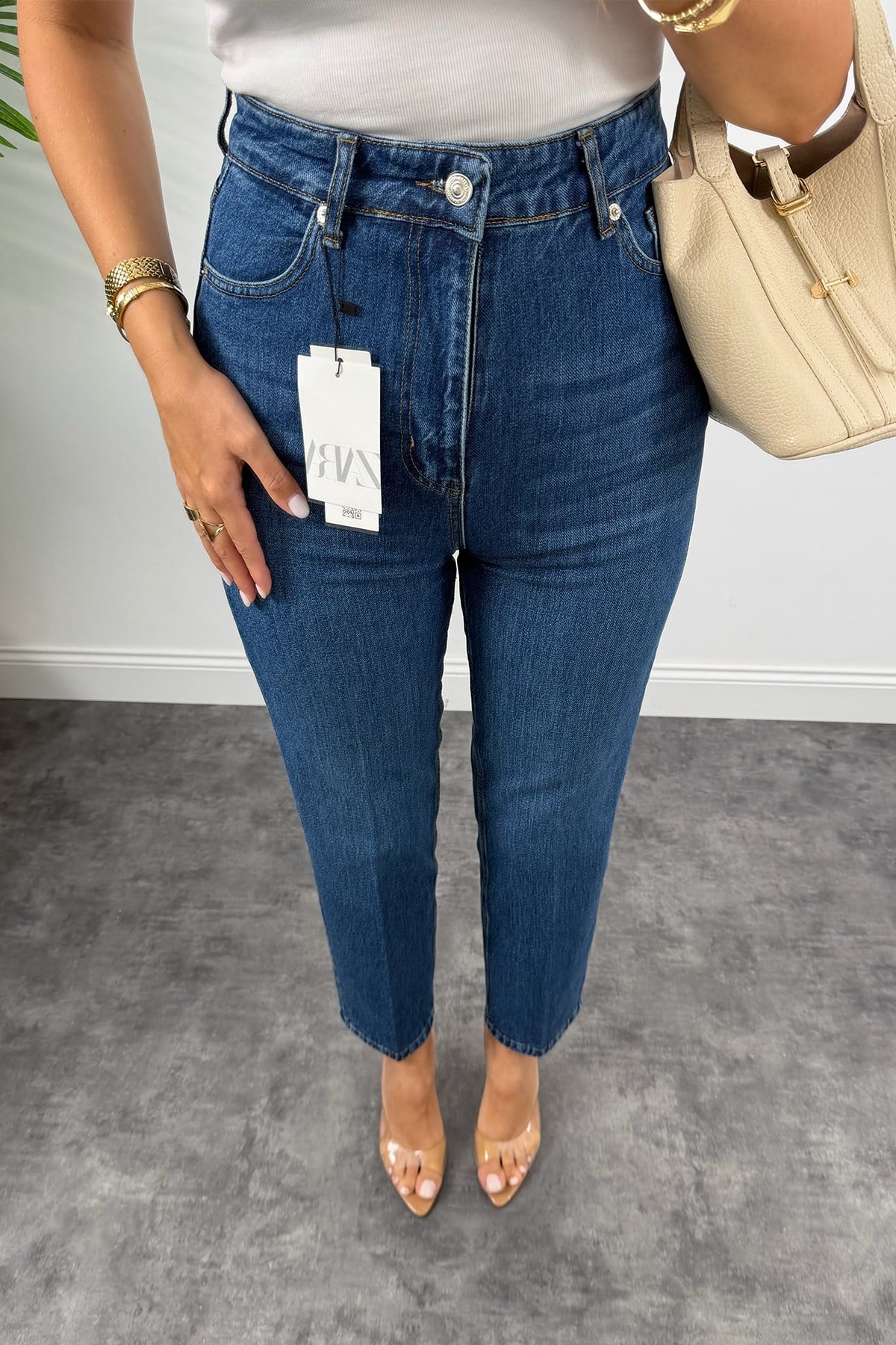Premium Seri Kalem Paça Ütülü BF Jean 1020 Orta Mavi