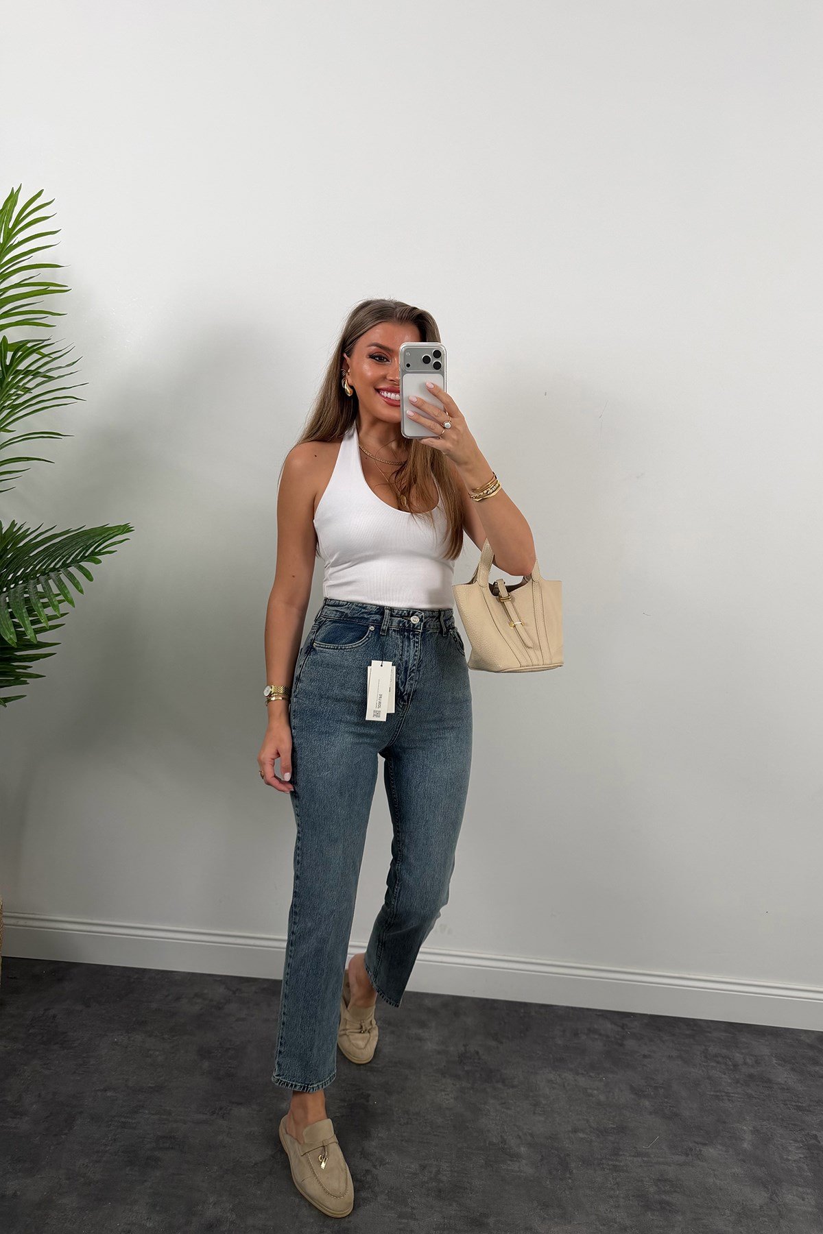 Premium Seri Kalem Paça Ütülü BF Jean 1019 VİNTAGE Mavi