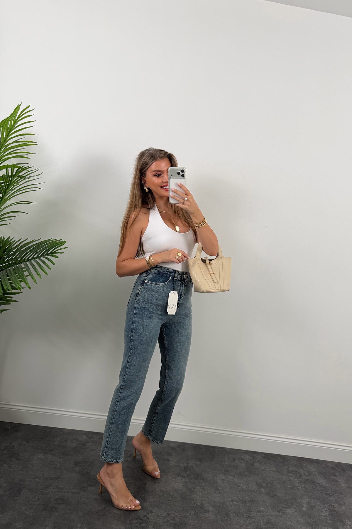Premium Seri Kalem Paça Ütülü BF Jean 1019 VİNTAGE Mavi