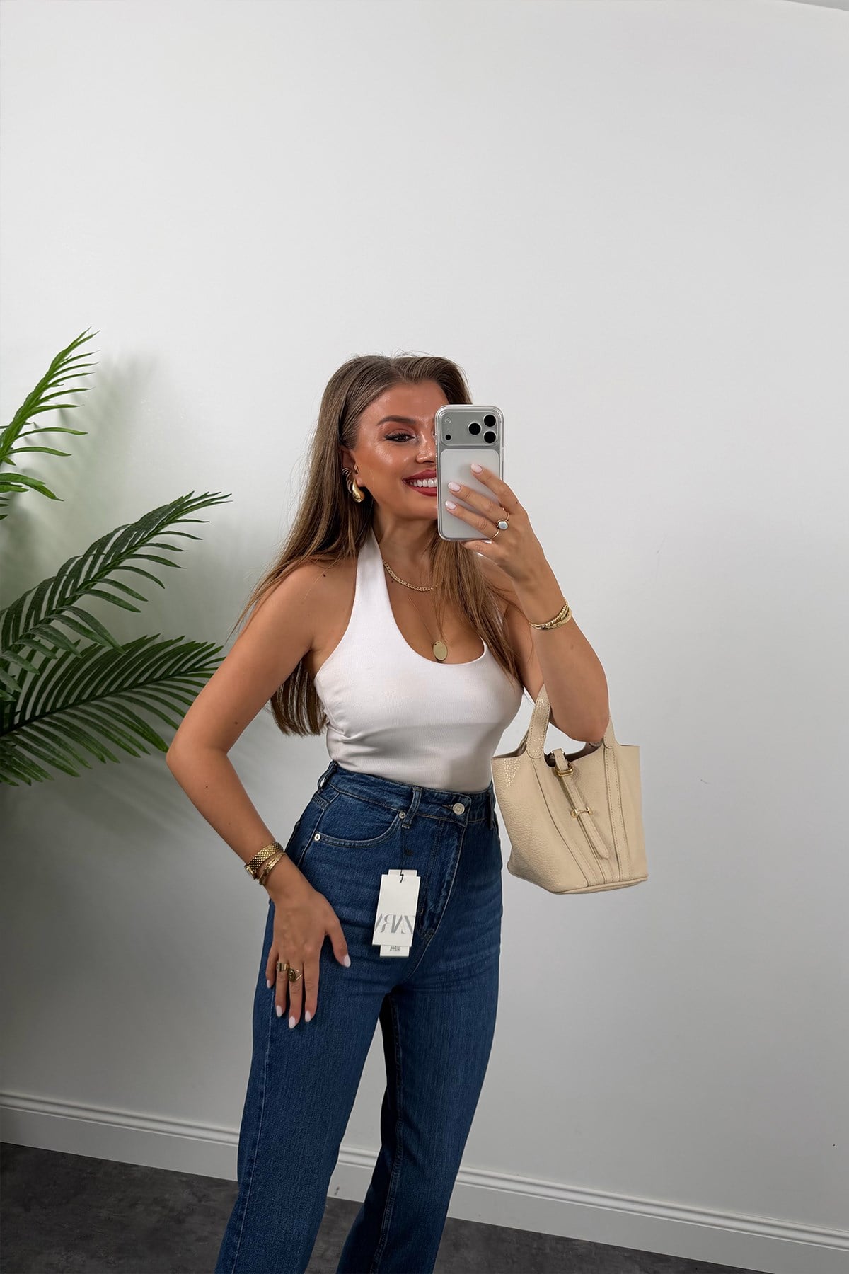 Premium Seri Kalem Paça Ütülü BF Jean 1020 Orta Mavi