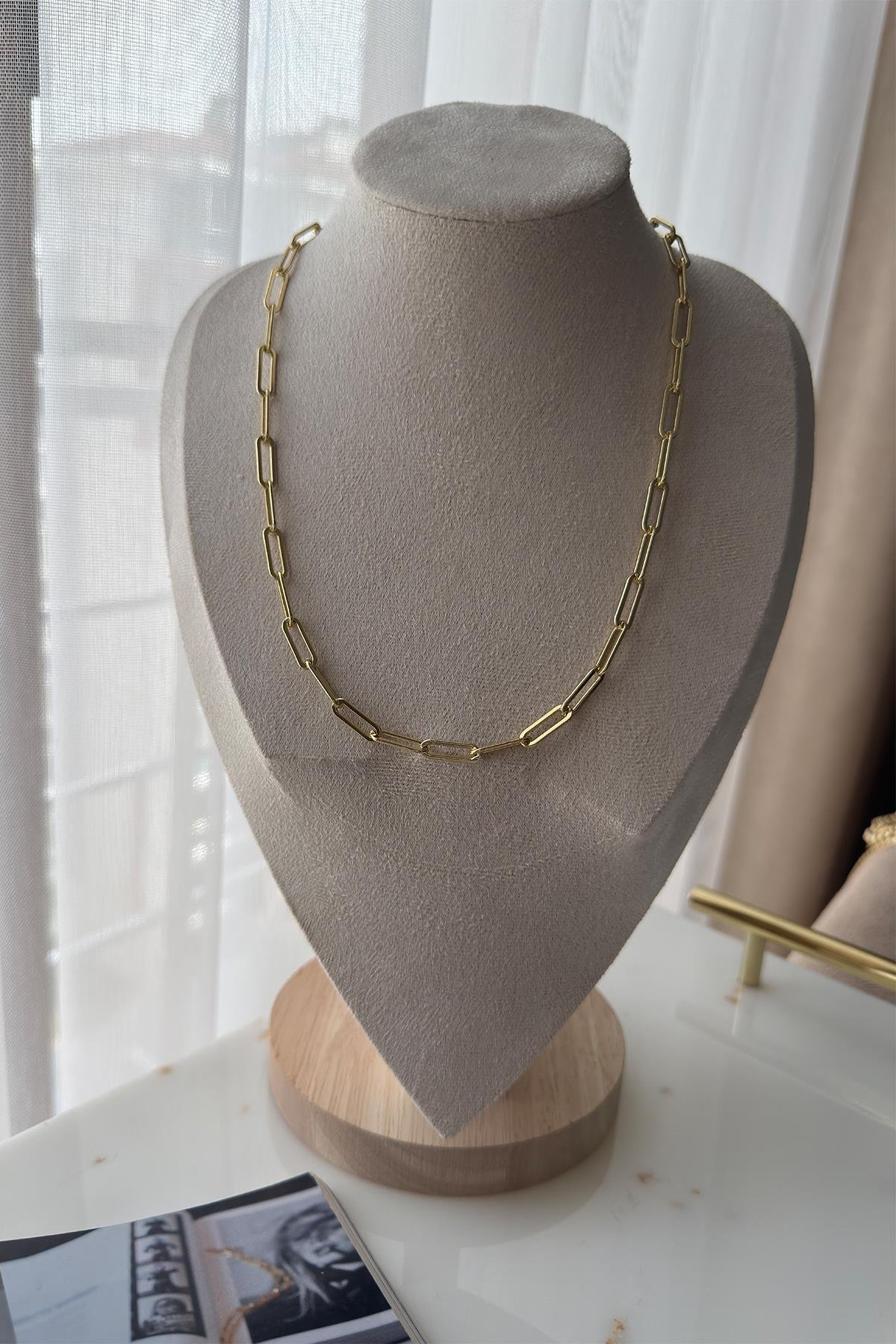 Xupıng Ataç Zincir Kolye(Kısa)