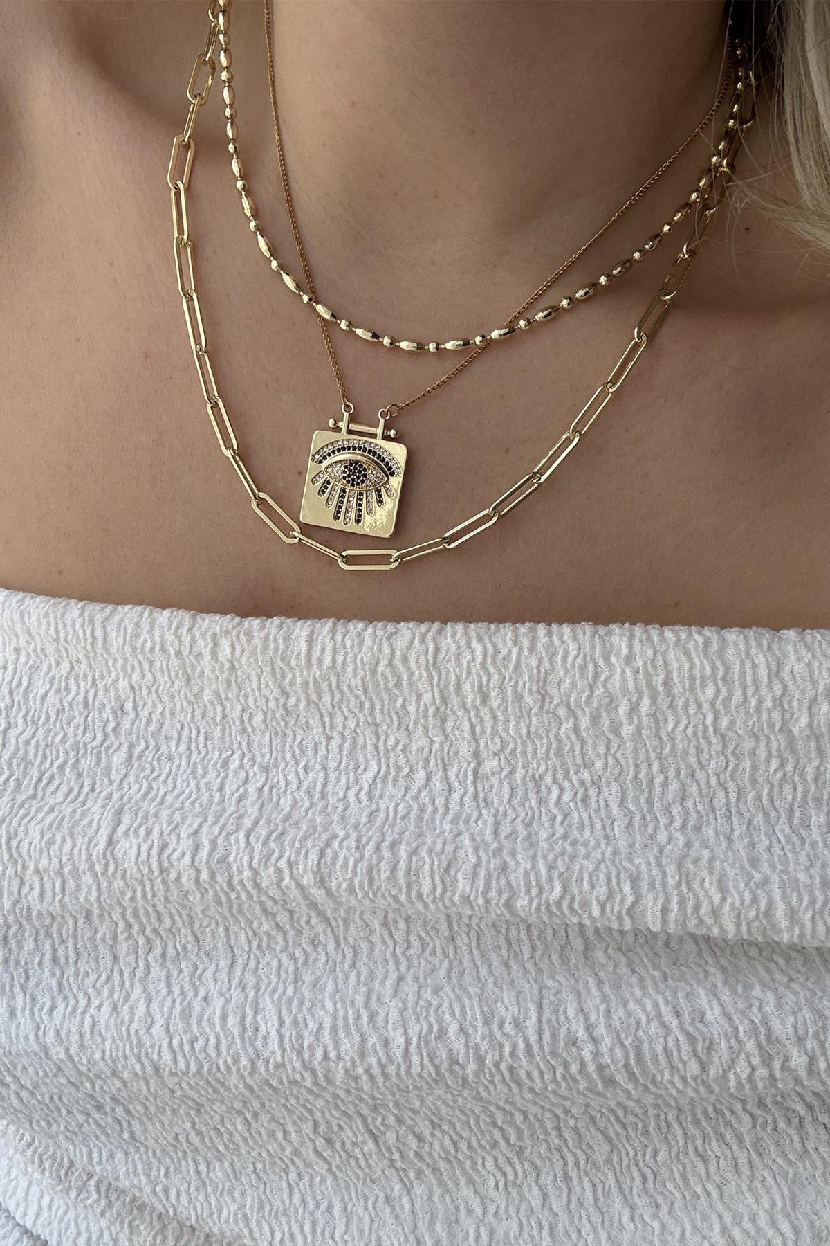 Xupıng Ataç Zincir Kolye(Kısa)