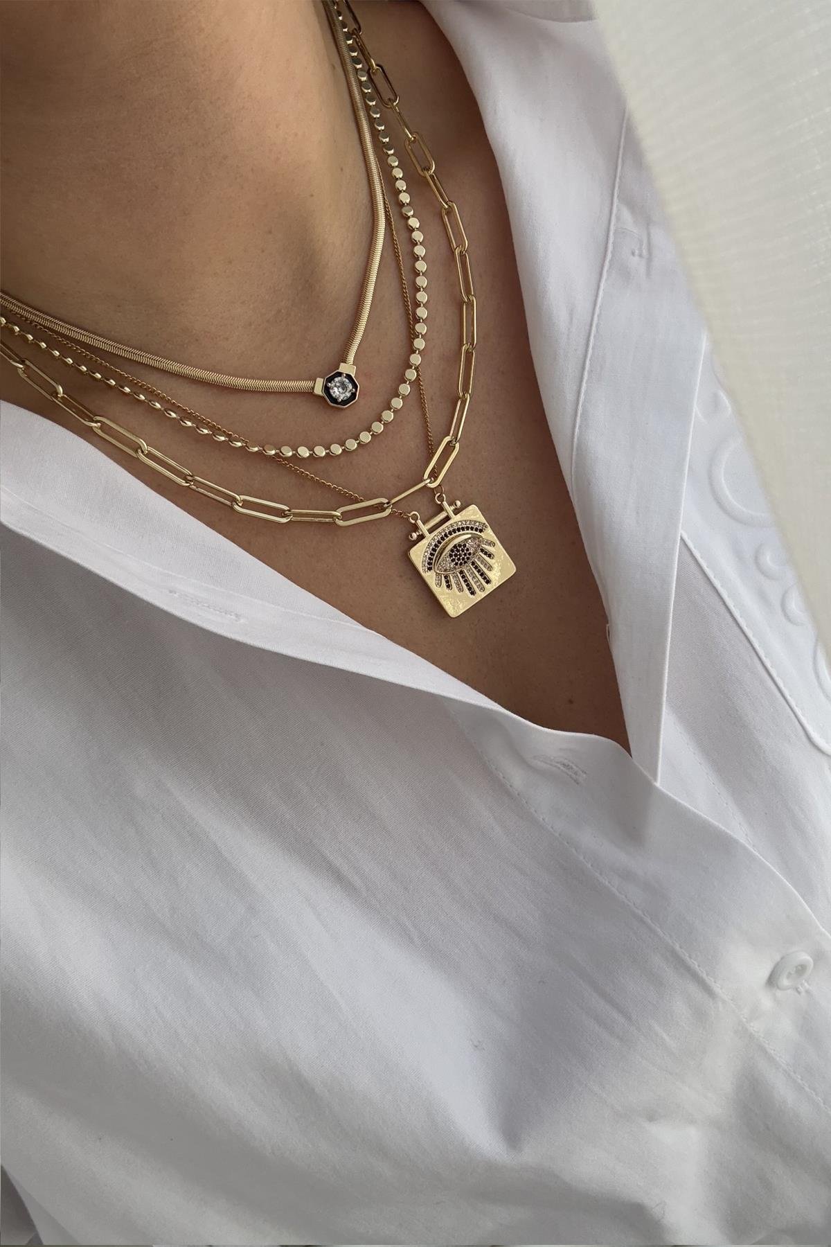 Xupıng Ezme Zincir Kolye