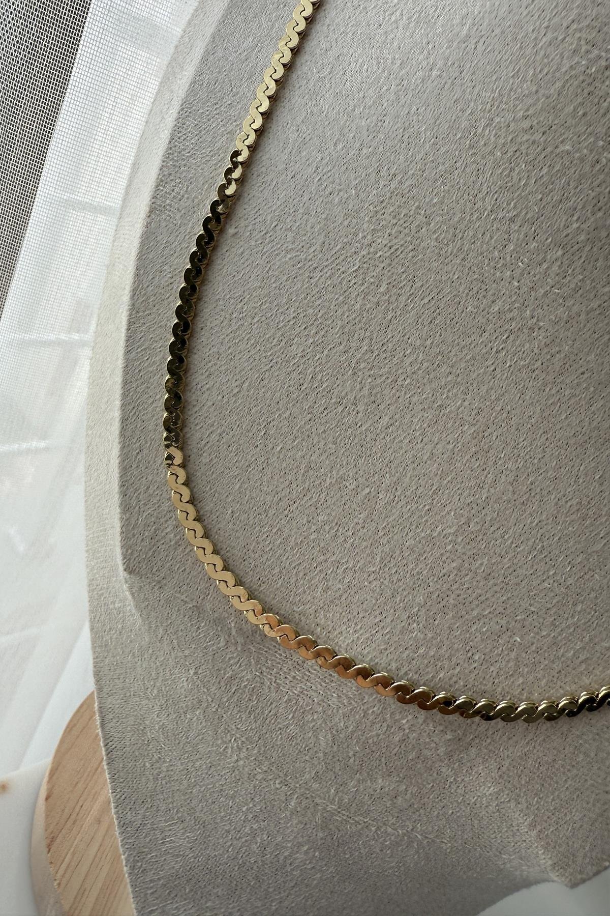 Xupıng Örgü Zincir Kolye