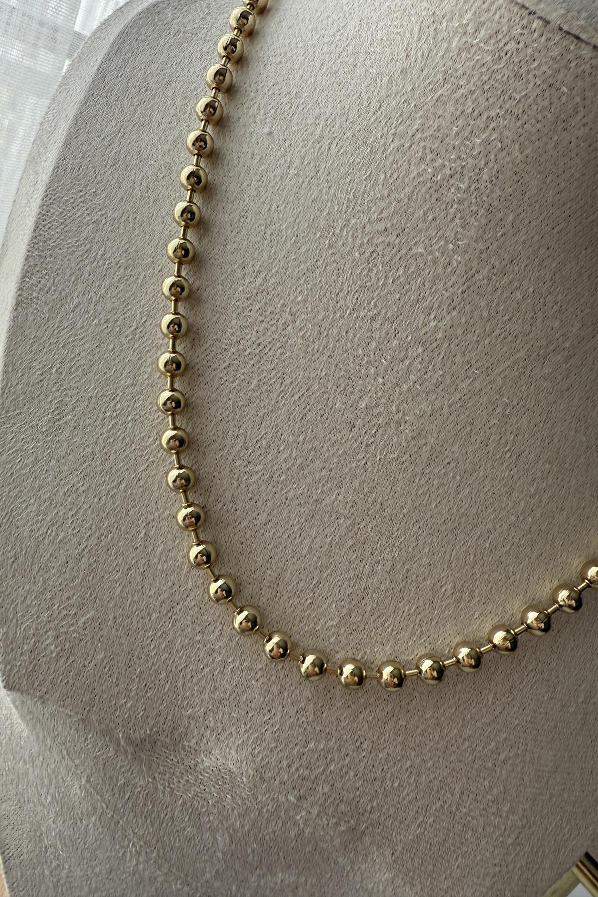 Xupıng Top Zincir Kolye