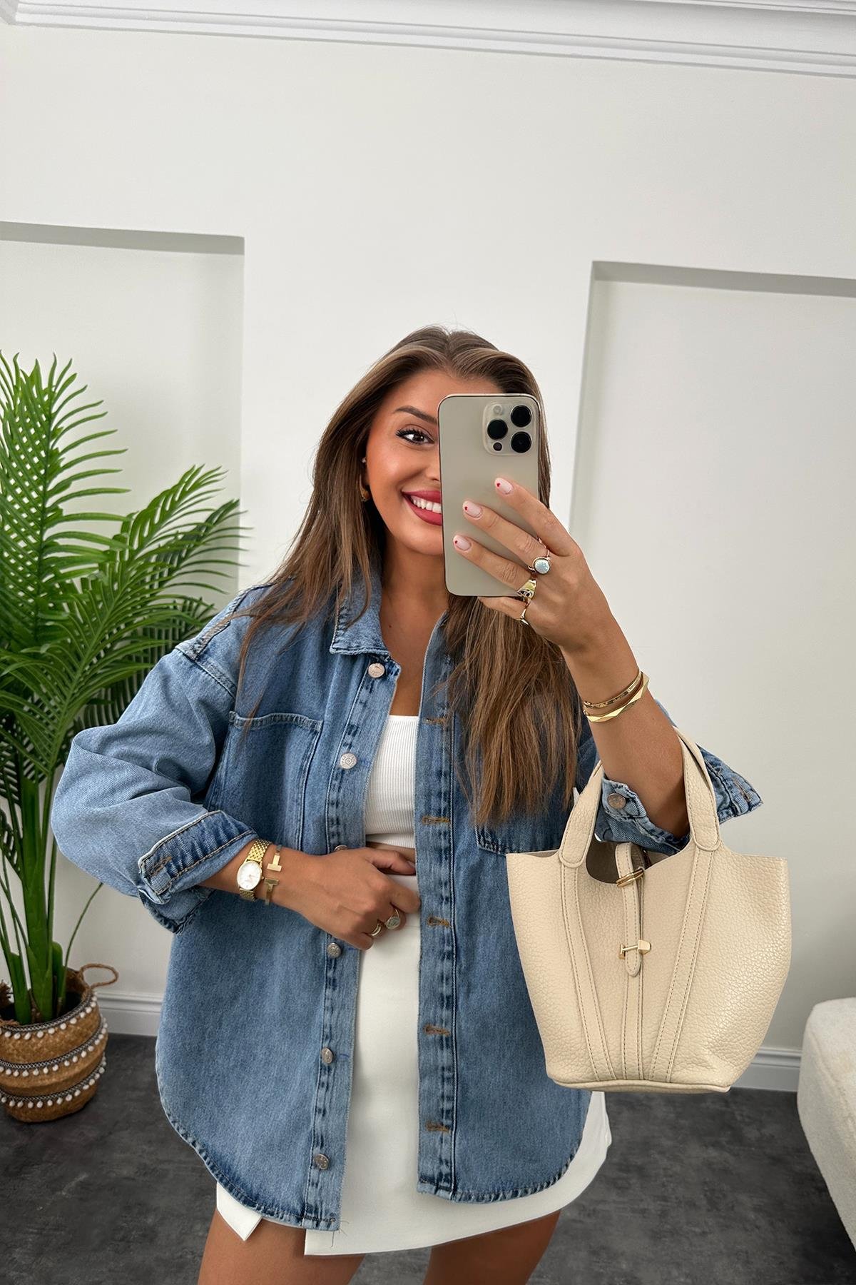 Zra Model Basic Jean Ceket