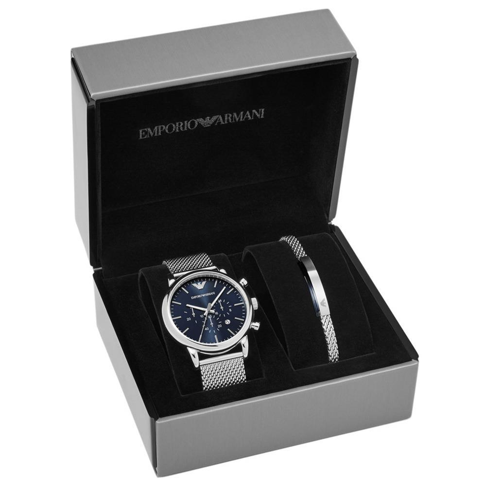 Emporio Armani AR80038 Erkek Set Kol Saati ve Bileklik - EMPORIO ARMANI ...