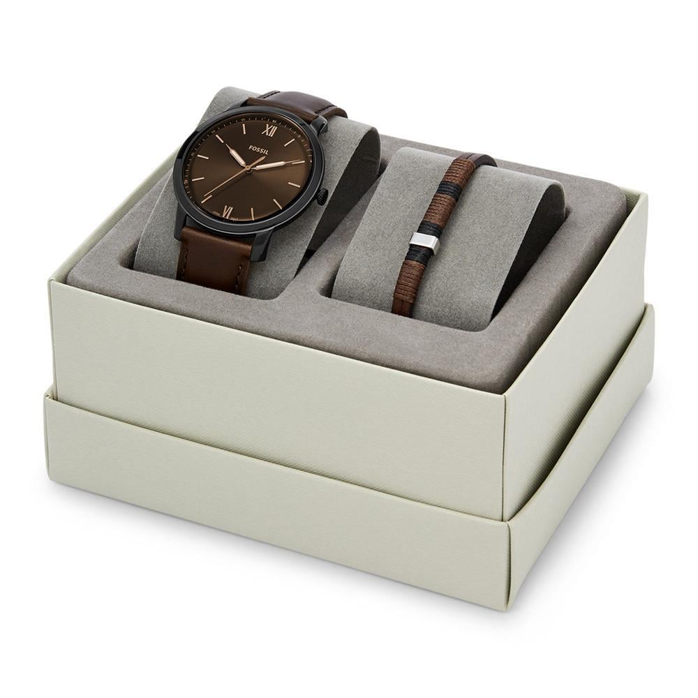 Fossil FFS5557SET Erkek Set Kol Saati ve Bileklik