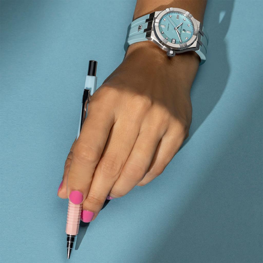 Maurice Lacroix ML-AI6006SS00F451-C Pırlantalı Kadın Kol Saati ve Yedek Kordon