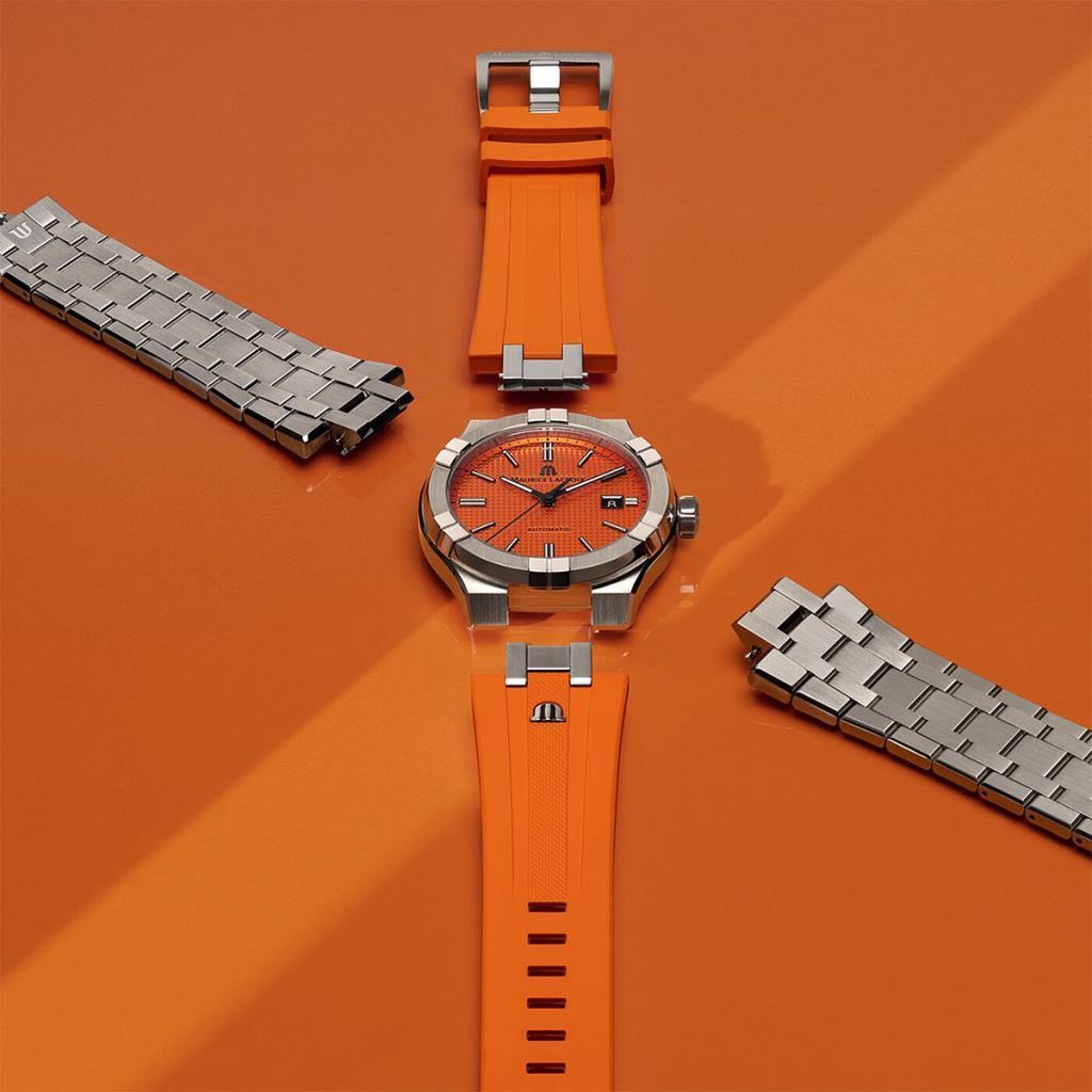Maurice Lacroix ML-AI6008SS00F530-E Erkek Kol Saati ve Yedek Kordon