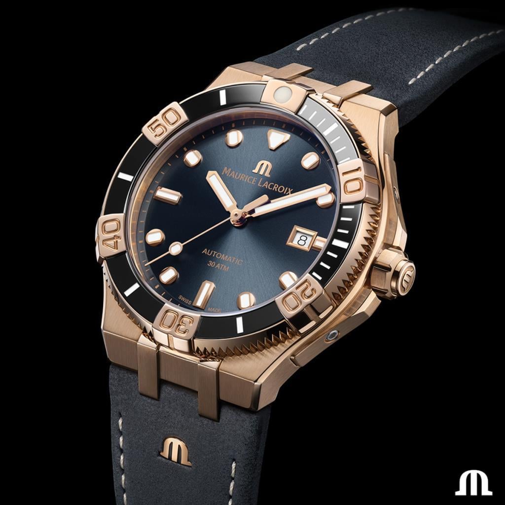 Maurice Lacroix ML-AI6058BRZ0B330-2 Erkek Kol Saati ve Yedek Kordon
