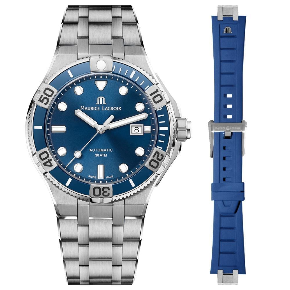 Maurice Lacroix ML-AI6058SS002430-2 Erkek Kol Saati ve Yedek Kordon
