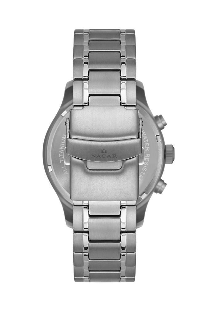 Nacar 34-25B019-TGRM Titanyum Erkek Kol Saati