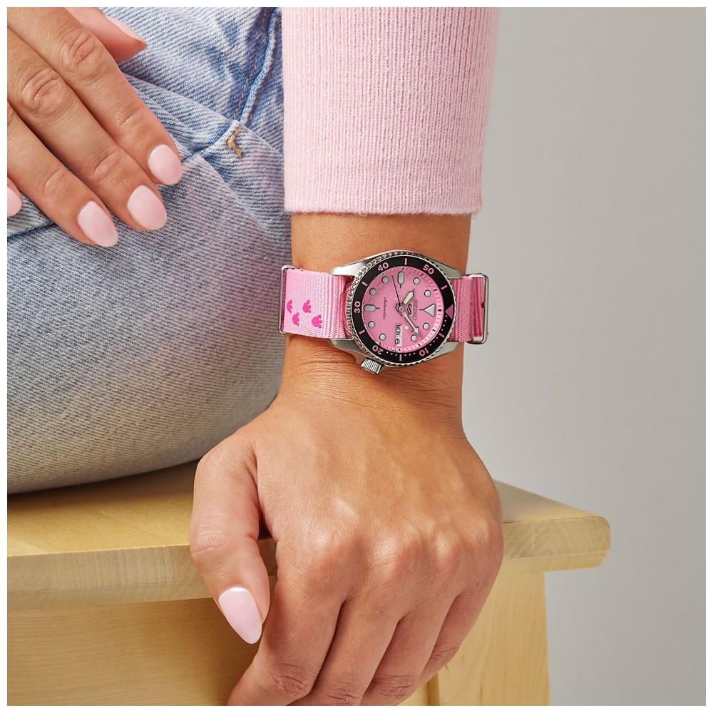 Seiko 5 Sports Pink Panther SRPM07K1 Limitli Kol Saati