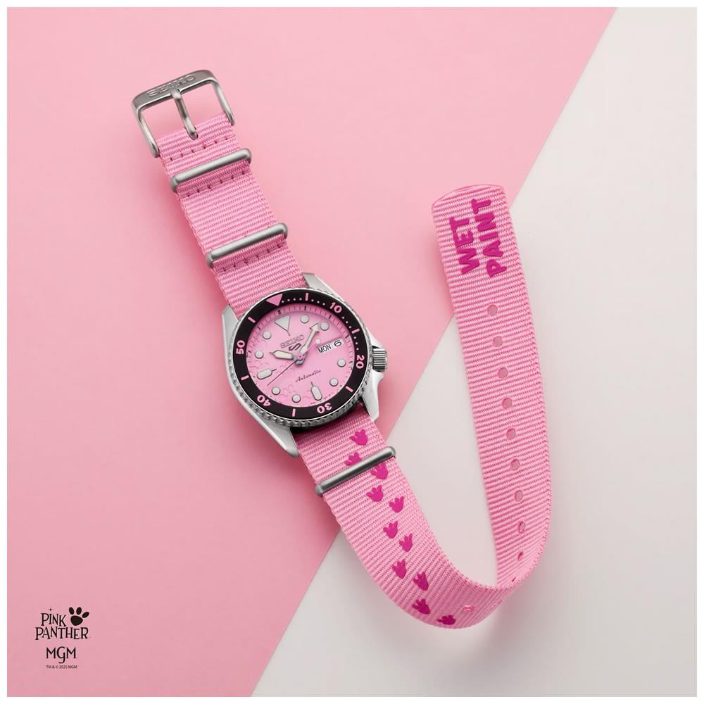 Seiko 5 Sports Pink Panther SRPM07K1 Limitli Kol Saati