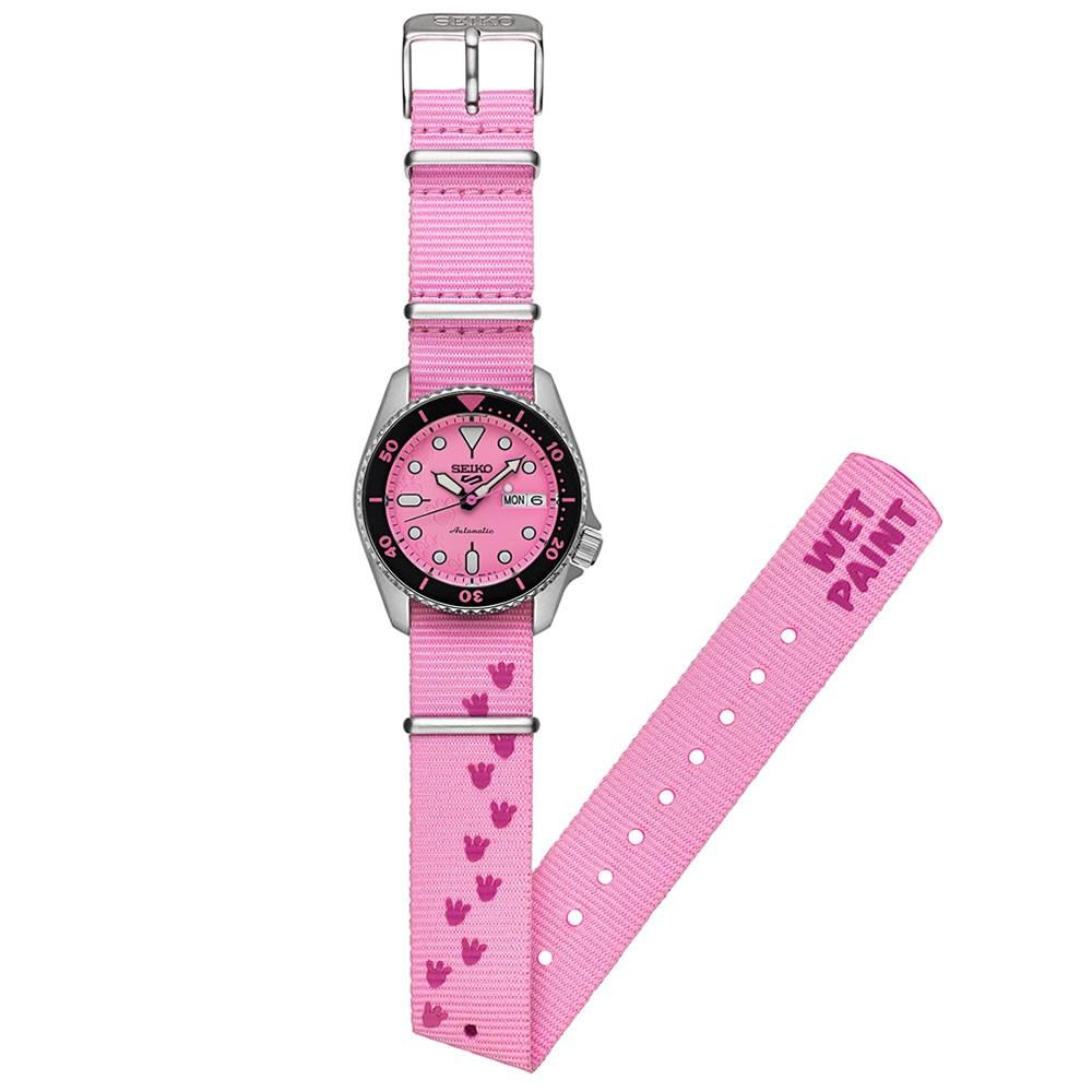 Seiko 5 Sports Pink Panther SRPM07K1 Limitli Kol Saati