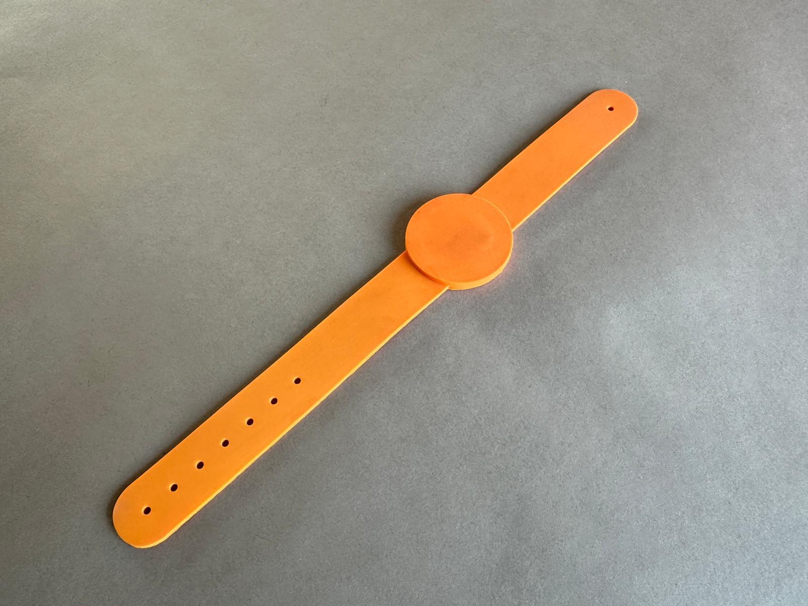 13.56Mhz RFID Bileklik Kilitlenebilir Turuncu