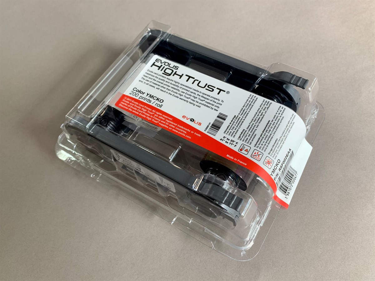 Evolis R5F002EAA 5 Panel Renkli Ribon YMCKO – 200 Baskı