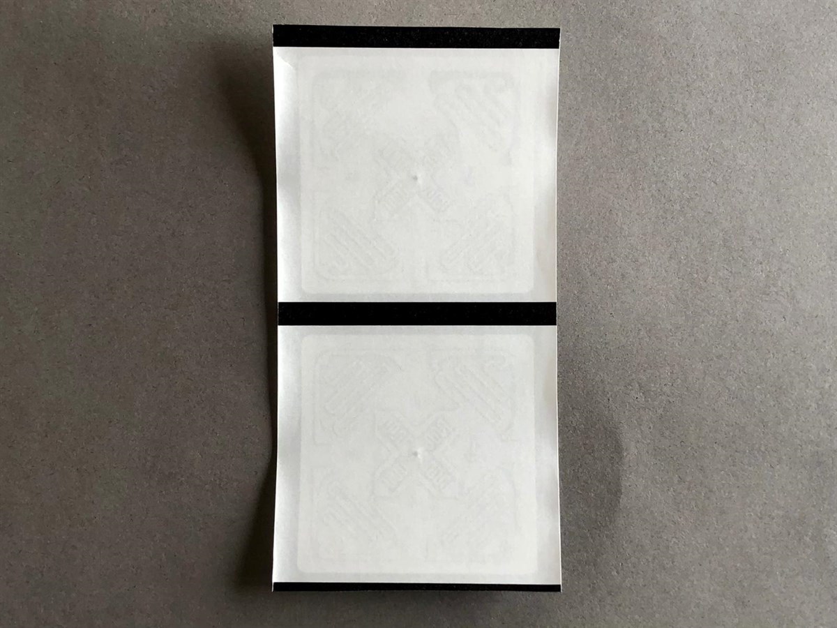 H47 RFID Etiket / black mark