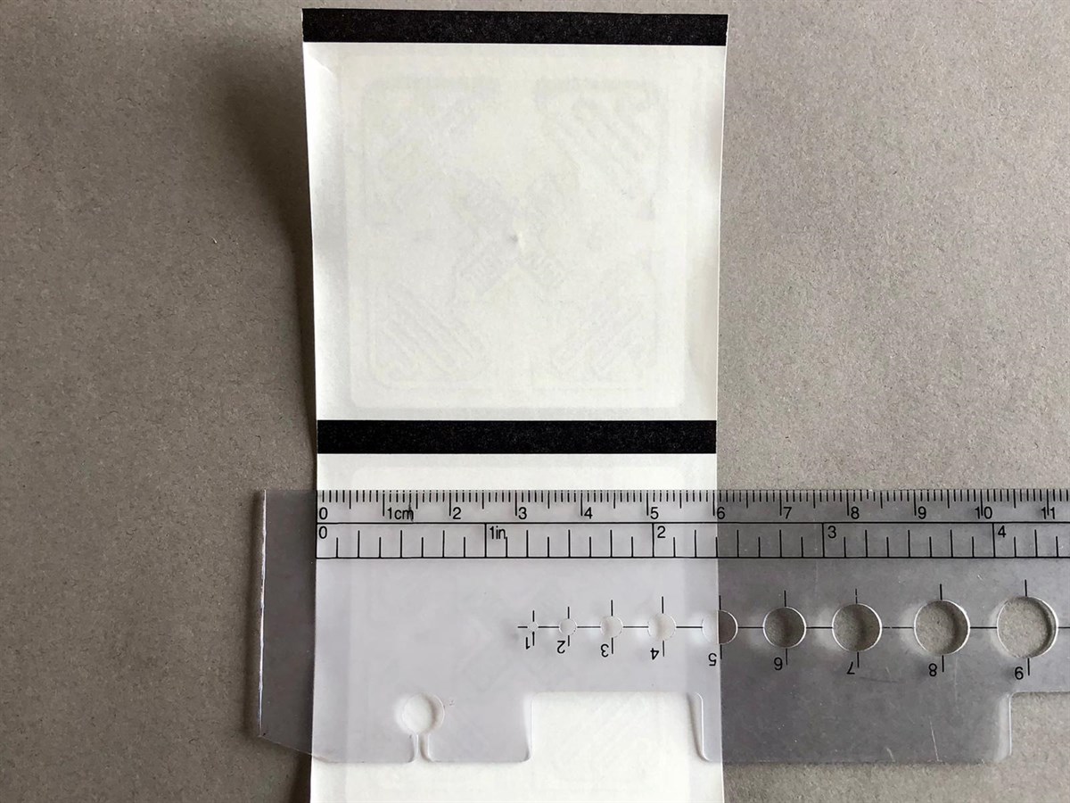 H47 RFID Etiket / black mark